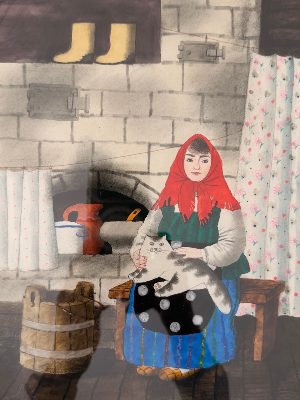 Grandmother with Cat